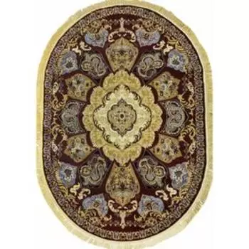 Ковёр овальный Buhara d428, размер 80x140 см, цвет red