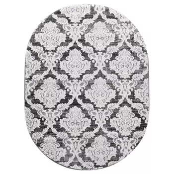 Ковёр овальный Canyon, размер 80x150 см, дизайн silver/silver