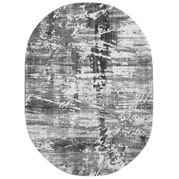 Ковёр овальный Canyon, размер 80x150 см, дизайн silver/silver