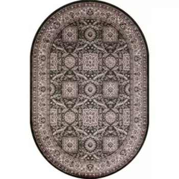 Ковёр овальный Colizey d868, размер 250x350 см, цвет green