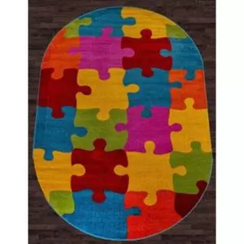 Ковёр овальный Crystal v820, размер 200x300 см, цвет multicolor