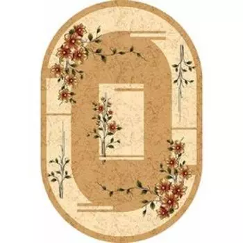 Ковёр овальный Da Vinci d024, размер 200 x 550 см, цвет beige