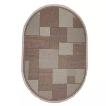 Ковёр овальный «Декора Сизаль», размер 100x200 см