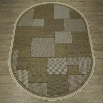 Ковёр овальный «Декора Сизаль», размер 160х230 см