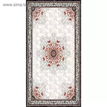 Ковёр овальный DIlber 3052, 200 х 500 см, цвет kemik/gri