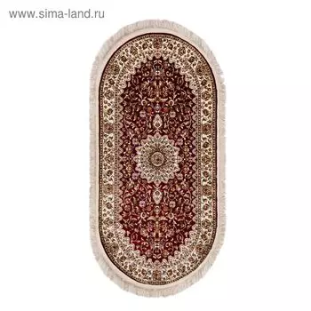 Ковёр овальный ELEGANCE 1657 RED 250 х 350 см