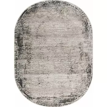 Ковёр овальный Eliza 38548A, размер 83x150 см, цвет grey fls/cream fls