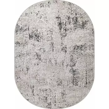 Ковёр овальный Eliza 38549A, размер 150x230 см, цвет grey fls/cream fls