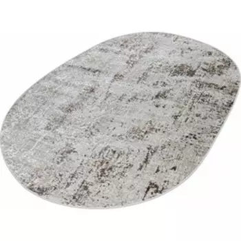 Ковёр овальный Eliza 38549A, размер 83x150 см, цвет brown fls/cream fl