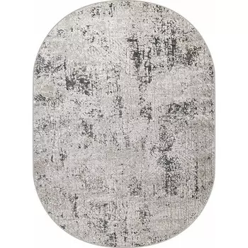 Ковёр овальный Eliza 38549A, размер 83x150 см, цвет grey fls/cream fls