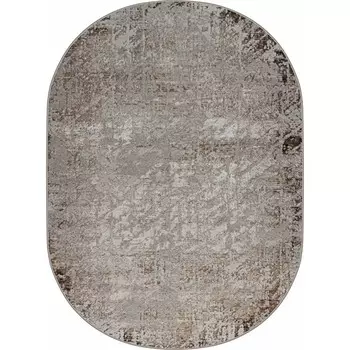 Ковёр овальный Eliza 38551A, размер 125x180 см, цвет brown fls/cream fl