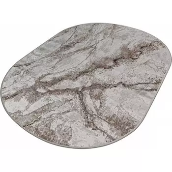 Ковёр овальный Eliza 38552A, размер 250x350 см, цвет brown fls / cream fl