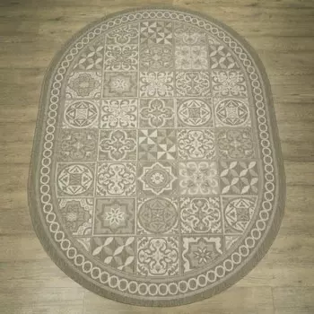 Ковёр овальный «Флурлюкс Сизаль», размер 200x290 см