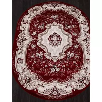 Ковёр овальный Merinos Gavana, размер 200x300 см, цвет red