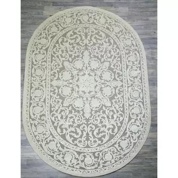 Ковёр овальный Genova 38064, размер 135x195 см, цвет 656590