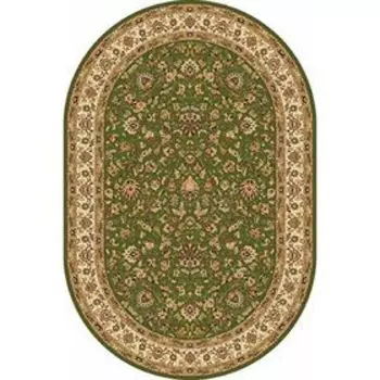 Ковёр овальный Izmir 5471, размер 250 х 500 см, цвет green