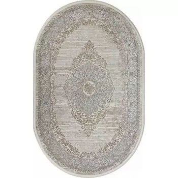 Ковёр овальный Kardelen Marmaris, размер 192x290 см, цвет gry/d.beige