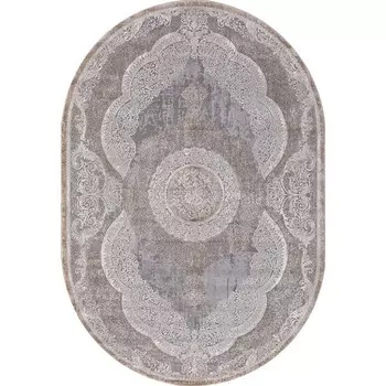 Ковёр овальный Karmen Hali Armina, размер 80x150 см, цвет grey/brown