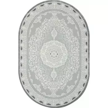 Ковёр овальный Karmen Hali Nensi, размер 78x150 см, цвет grey/grey