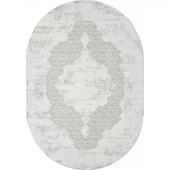 Ковёр овальный Karmen Hali Nensi, размер 195x290 см, цвет brown/brown