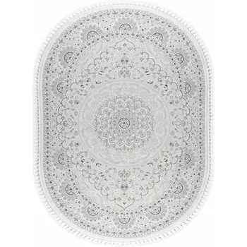 Ковёр овальный Kirmanshah 38860A, размер 80x150 см, цвет cream ckm/white