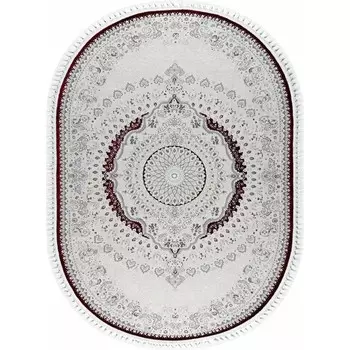 Ковёр овальный Kirmanshah 38861A, размер 200x290 см, цвет red/red