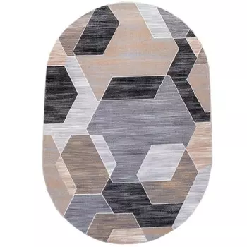 Ковёр овальный «Лайла де Люкс», размер 120x170 см