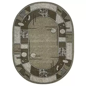 Ковёр овальный «Лайла де Люкс», размер 300x500 см