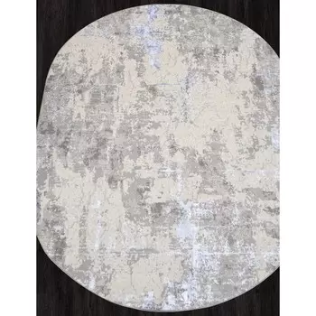 Ковёр овальный Liman F169, размер 200x400 см, цвет cream-blue