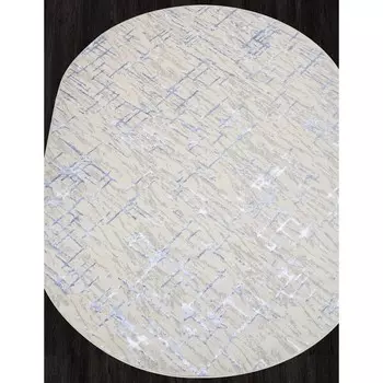 Ковёр овальный Liman, размер 200x290 см, цвет cream-blue