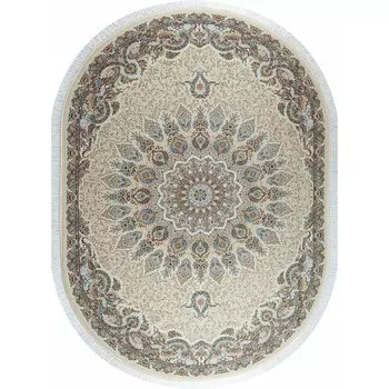 Ковёр овальный MASHAD, размер 150x225 см, дизайн cream