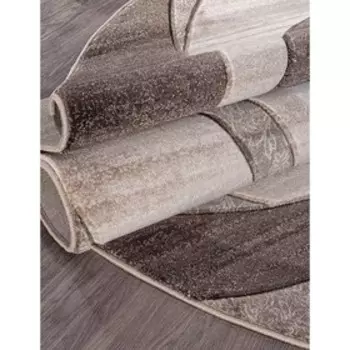 Ковёр овальный Mega carving d264, размер 150x230 см, цвет beige