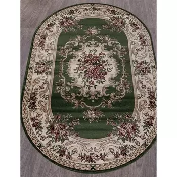 Ковёр овальный Merinos Colizey, размер 100x200 см, цвет green