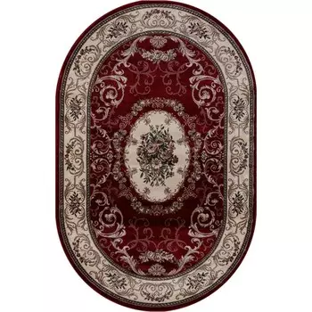 Ковёр овальный Merinos Colizey, размер 250x350 см, цвет red