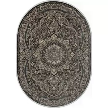 Ковёр овальный Merinos Dolce, размер 160x220 см, цвет dark gray