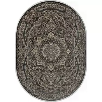 Ковёр овальный Merinos Dolce, размер 200x400 см, цвет dark gray