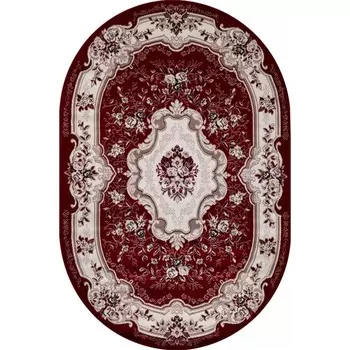 Ковёр овальный Merinos Gavana, размер 100x200 см, цвет red
