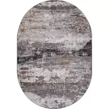 Ковёр овальный Merinos Graff, размер 200x400 см, цвет gray-beige
