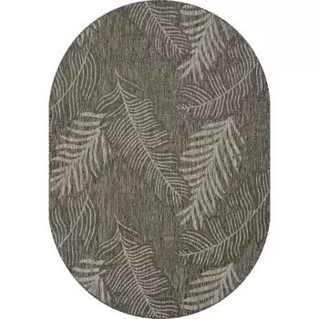 Ковёр овальный Merinos Kair, размер 200x290 см, цвет gray