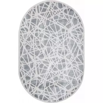 Ковёр овальный Merinos Miranda, размер 250x350 см, цвет blue-cream