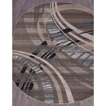 Ковёр овальный Merinos Sierra, размер 100x200 см, цвет beige-brown 2