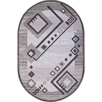 Ковёр овальный Merinos Silver, размер 250x400 см, цвет gray