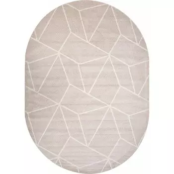 Ковёр овальный Merinos Tornado, размер 100x200 см, цвет beige