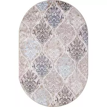 Ковёр овальный Merinos Valencia Deluxe, размер 100x200 см, цвет cream-brown