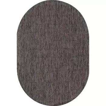 Ковёр овальный Merinos Vegas, размер 120x170 см, цвет d.gray-black