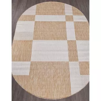 Ковёр овальный Merinos Vegas, размер 120x170 см, цвет beige