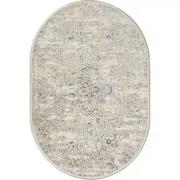 Ковёр овальный Mikonos, размер 80x150 см, дизайн cream/d.blue