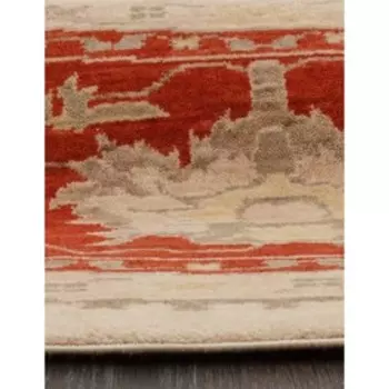 Ковёр овальный Nain 103-01-bk, размер 200x290 см, цвет cream-rust