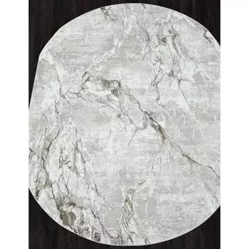 Ковёр овальный Nensi gl071e, размер 195x290 см, цвет brown-brown