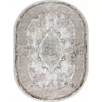 Ковёр овальный NINOVA, размер 150x230 см, дизайн l.beige/white